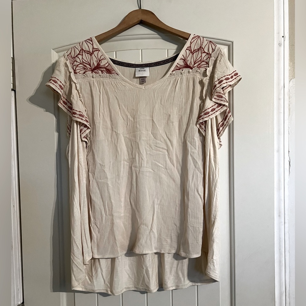 KNOX ROSE BLOUSE SIZE XXL NWOT